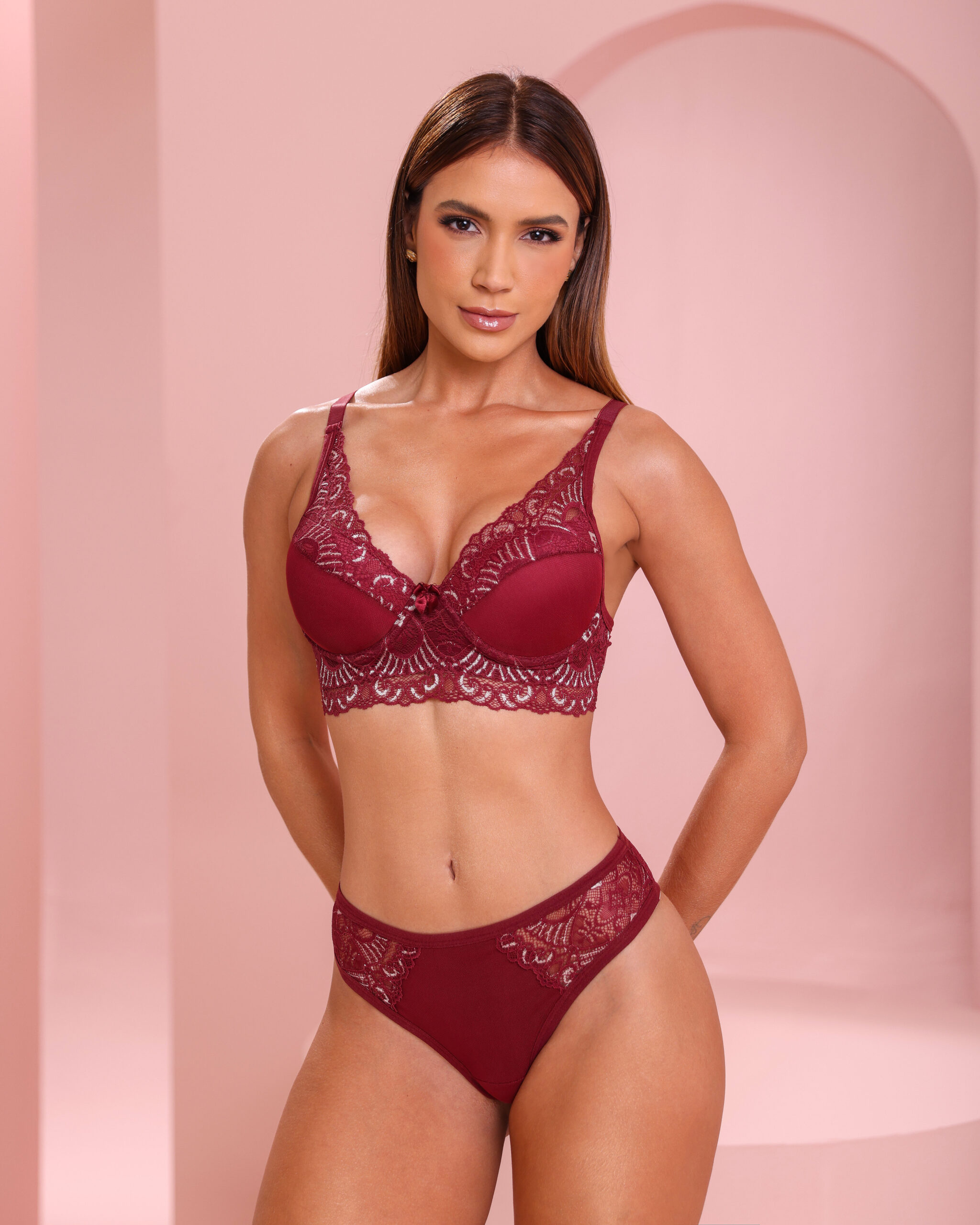 Conjunto Lingerie Apaixonante Bicolor